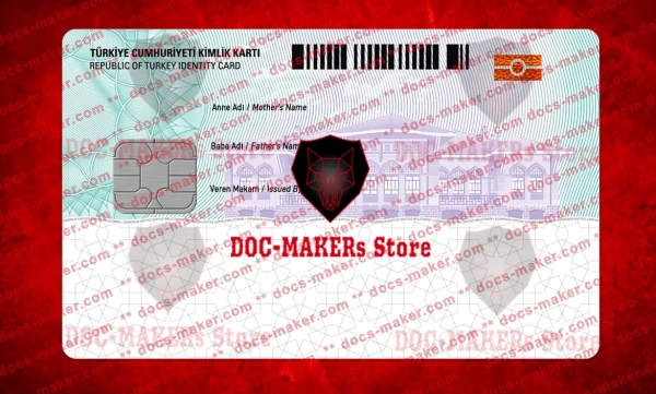 Turkey ID Card – V1 – PSD Template